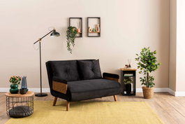 Atelier Del Sofa Cosmo Sofá-Cama de 2 Plazas - Negro